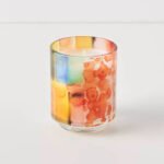 Colorful Glass Candle Set